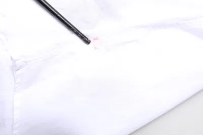 Pre-owned Dolce & Gabbana White Gold Cottonpoplin Bib Formal Dress Men's Shirt ()