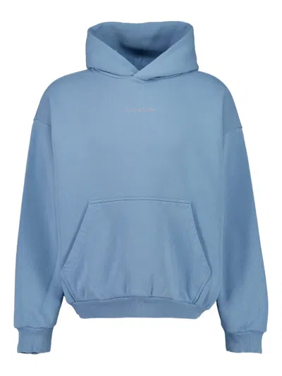 Balenciaga Logo-print Hoodie In Gray
