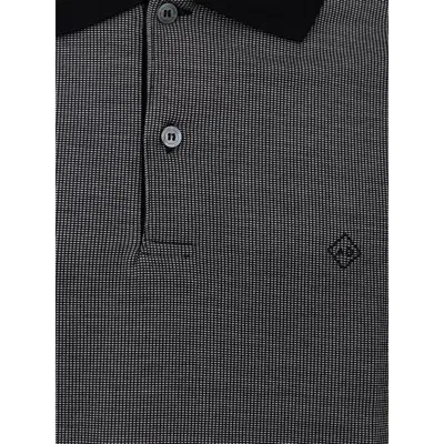 Dunhill Polo In Cotton And Silk Black