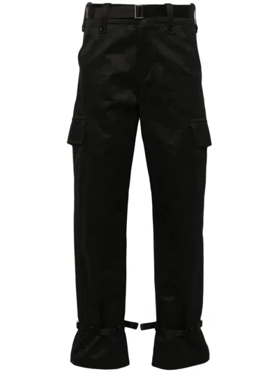 SACAI SACAI COTTON CHINO PANTS 