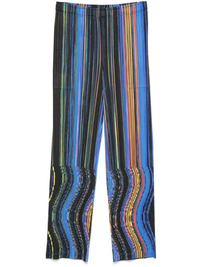 Issey Miyake Multicolor Warp Trousers