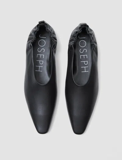 Joseph Leather Pointy Ballerina Shoes