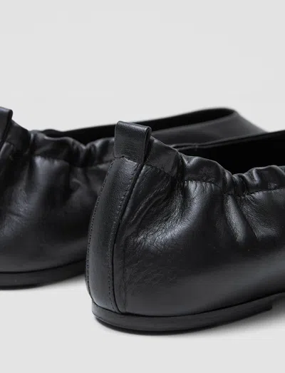 Joseph Leather Pointy Ballerina Shoes