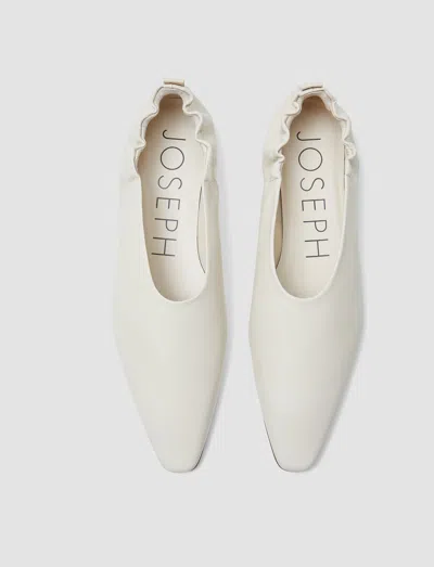 Joseph Leather Pointy Ballerina Shoes
