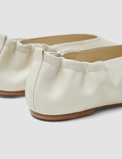 Joseph Leather Pointy Ballerina Shoes