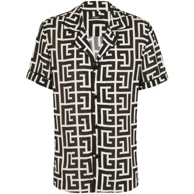 Balmain Shirts In Black