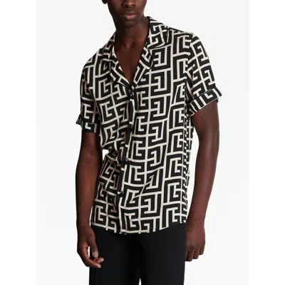 Balmain Shirts In Black