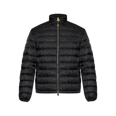 Versace Tailored Jacket With Elasticated Cuffs And Hem