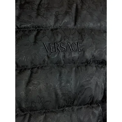 Versace Tailored Jacket With Elasticated Cuffs And Hem
