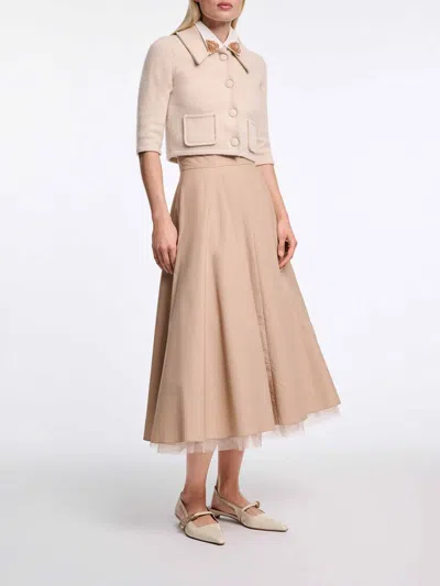 Dorothee Schumacher Cropped Merino-cashmere Knit Jacket