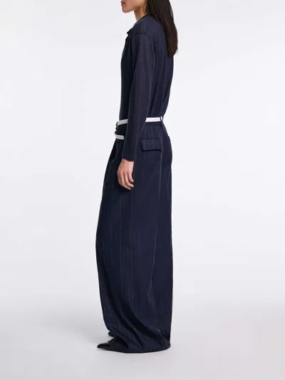 Dorothee Schumacher Pinstriped Wide-leg Trousers