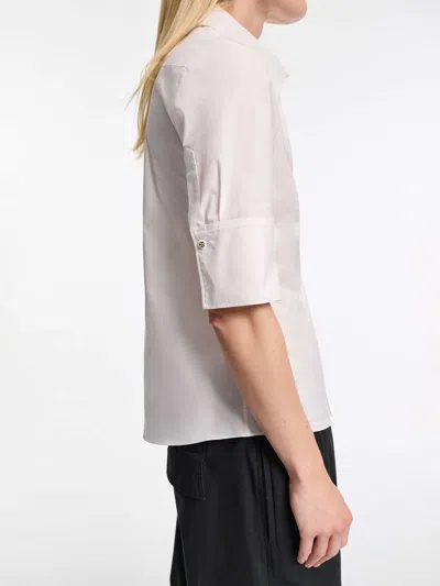 Dorothee Schumacher Half-sleeve Blouse In Cotton Poplin