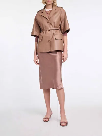 Shop Dorothee Schumacher Sense Of Shine Midi Skirt