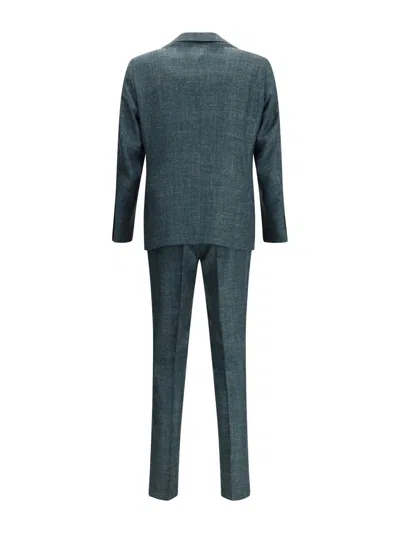Gi Capri Textured Two-button Suit