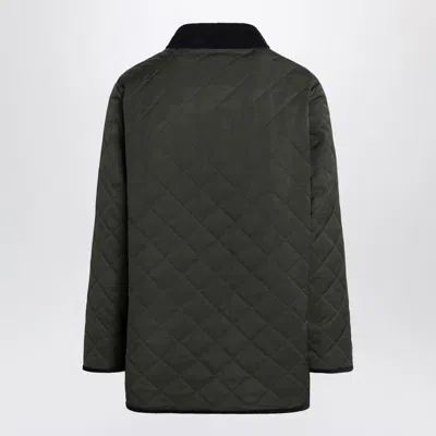 Valentino Quilted Shirt Jacket With "vlogo" Patch