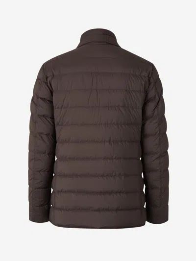 Herno Layered Effect Quilted Coat