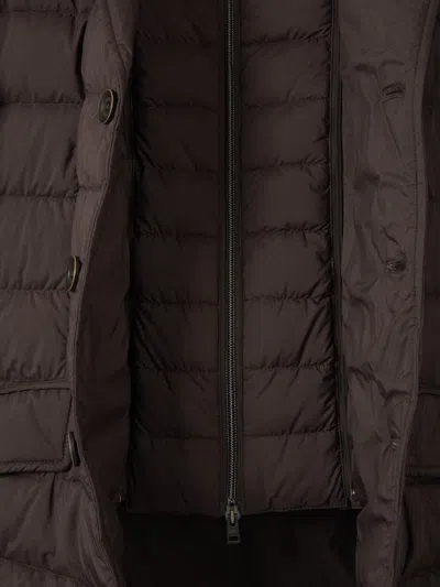 Herno Layered Effect Quilted Coat