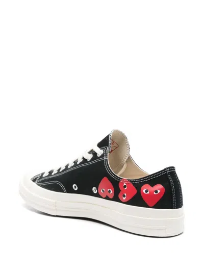 Comme Des Garçons Play Black Converse Edition Chuck 70 Multi Heart Sneakers