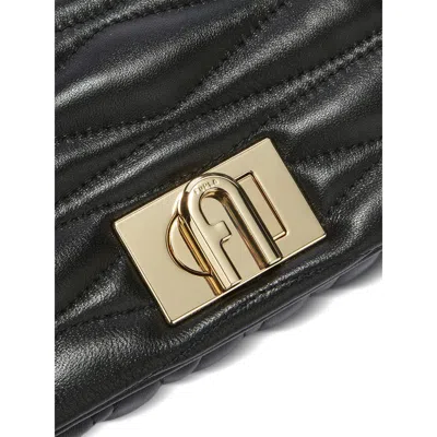 Furla Black 1927 M Shoulder Bag In Black