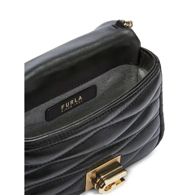 Furla Black 1927 M Shoulder Bag In Black