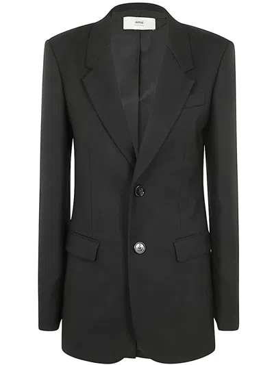 AMI ALEXANDRE MATTIUSSI AMI PARIS FITTED TWO BOTTONS JACKET 