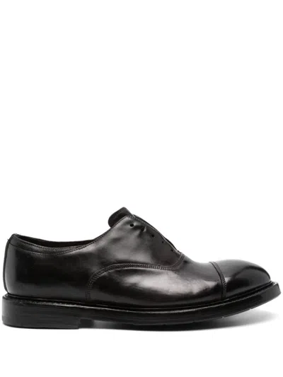 Premiata Lace-up Leather Derby Shoes