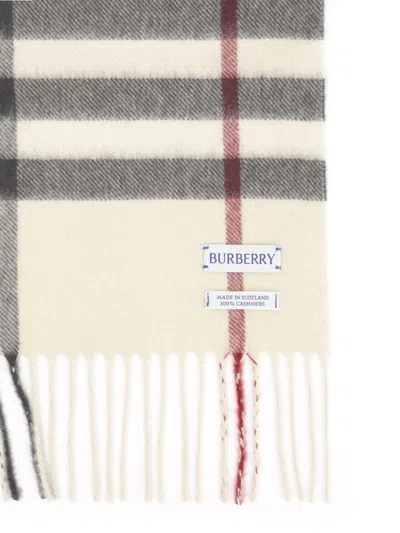 Burberry Check Cashmere Scarf Scarves And Foulards Multicolor
