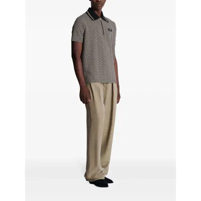 Balmain Labyrinth Polo Shirt With Jacquard Effect