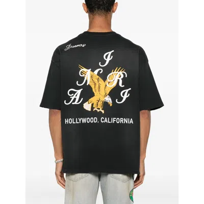 Amiri Eagle Crystal Embellished Oversize Graphic T-shirt