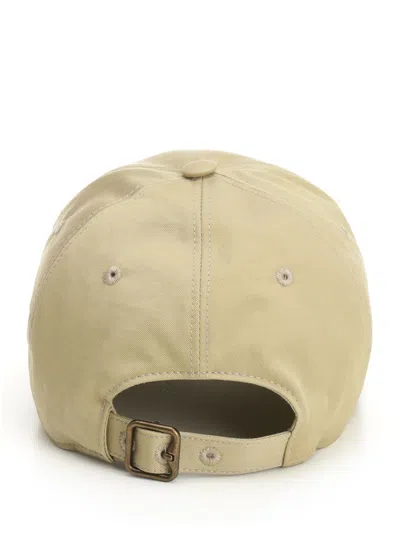 Burberry Knight Stamp Baseball Cap Hats Beige