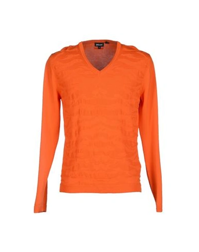Just Cavalli Sweater In Orange