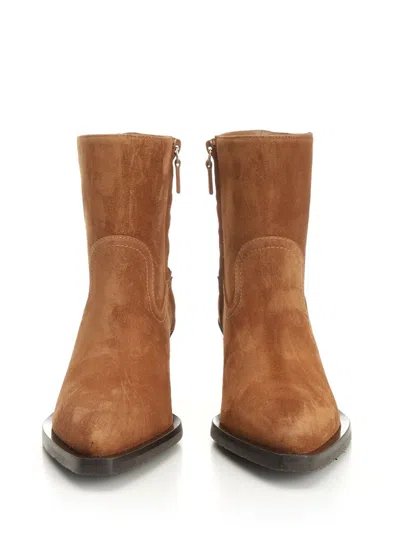 Stuart Weitzman Tate Boots Brown
