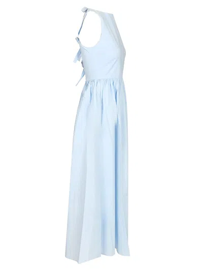 Matteau Tie Back Midi Dress Dresses Light Blue