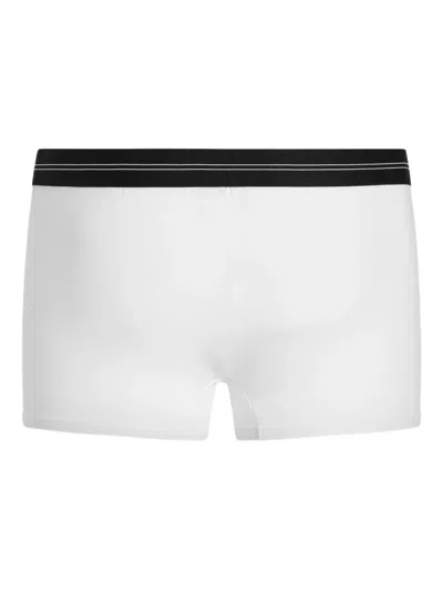 Dolce & Gabbana Men's Jersey Stretch Logo Script Boxer Briefs