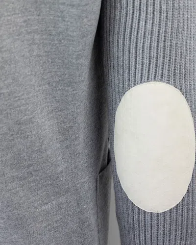 Eleventy Grey Single Breasted Jacket