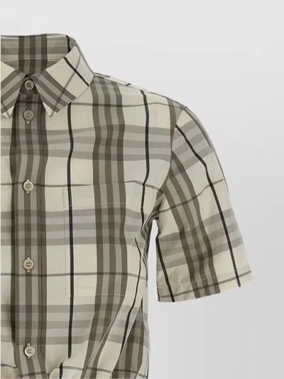 Burberry Camicia In Popeline Ricamato  Donna