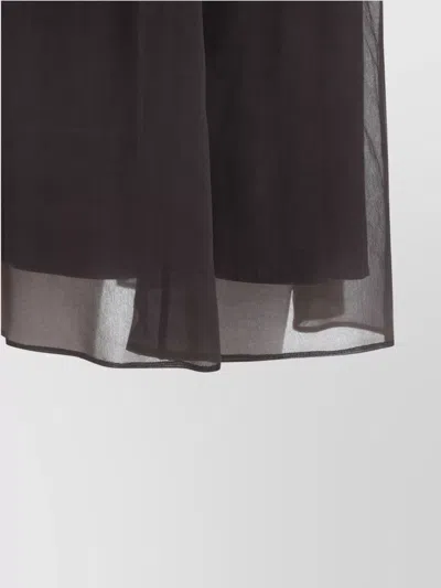 Brunello Cucinelli Pleated Skirt In Black