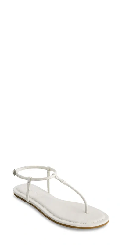 Bernardo 1946 Hercu Thong Sandal White