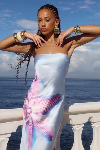 Runaway The Label Celeste Maxi Dress In Multi