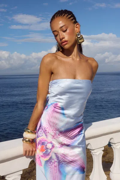 Runaway The Label Celeste Maxi Dress In Multi