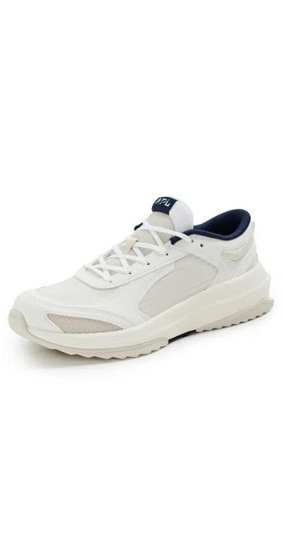 Apl Athletic Propulsion Labs Jogger Sneakers Ivory/greige/navy
