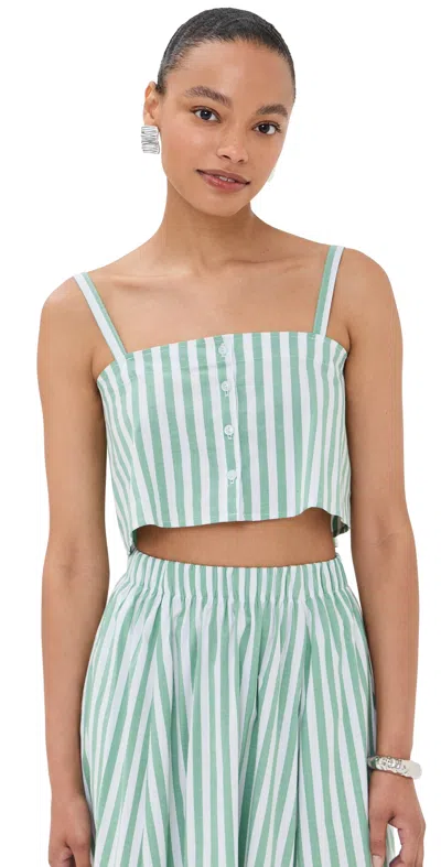 Le Bop Martha Top Green Stripe
