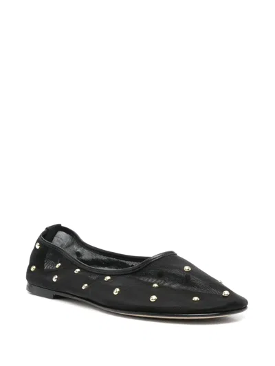 Dear Frances Mesh Stud-detail Balla Ballet Flats