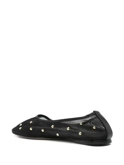 Dear Frances Mesh Stud-detail Balla Ballet Flats