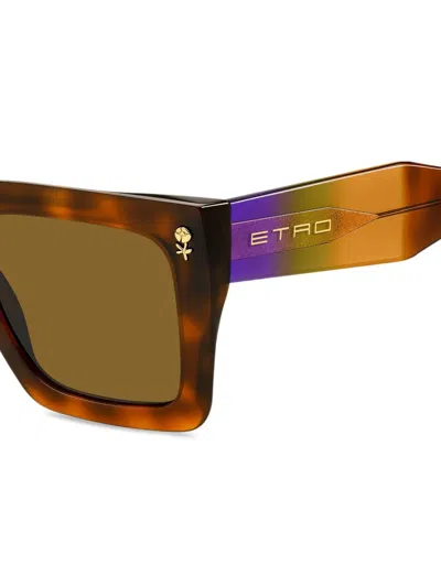 Etro Square Acetate Sunglasses