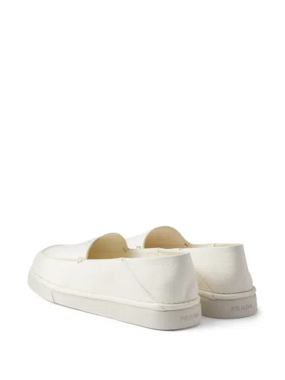 Prada Leather Slip-ons