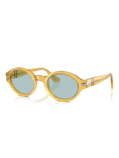 Persol Miele Acetate Sunglasses In Yellow