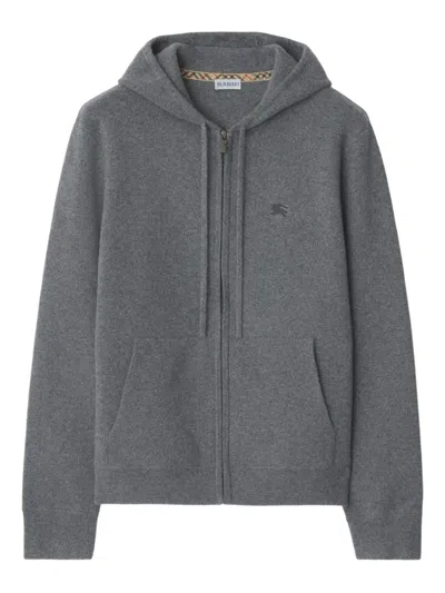 Burberry Cashmere-blend Zip-up Slim Hoodie