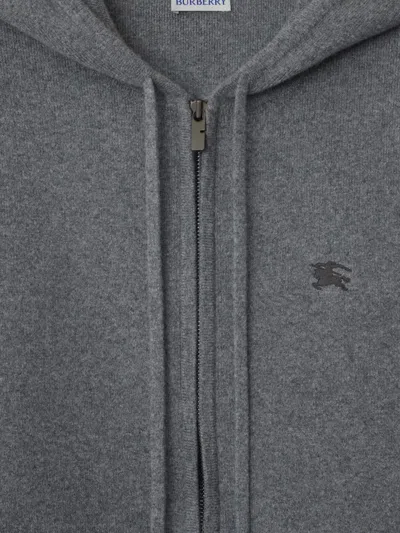 Burberry Cashmere-blend Zip-up Slim Hoodie