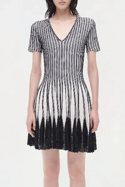 Simkhai Beckett Vertical-stripe Mini Dress